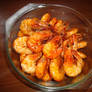 my cooking-Pepper salt BBQ shrimp