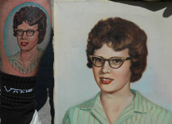 the painting and the tattoo