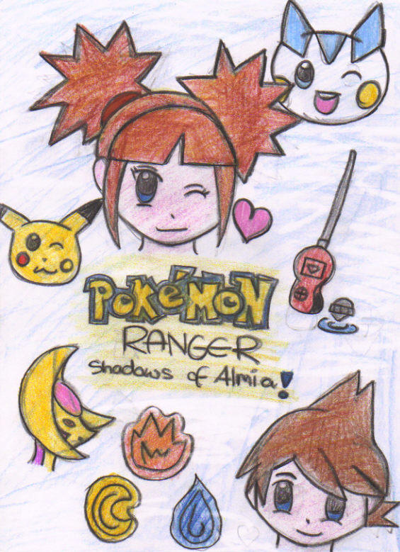 pokemon ranger2- poster by tabbycat555 on DeviantArt