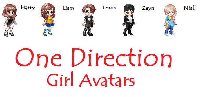 One Direction (Girls) Avatars