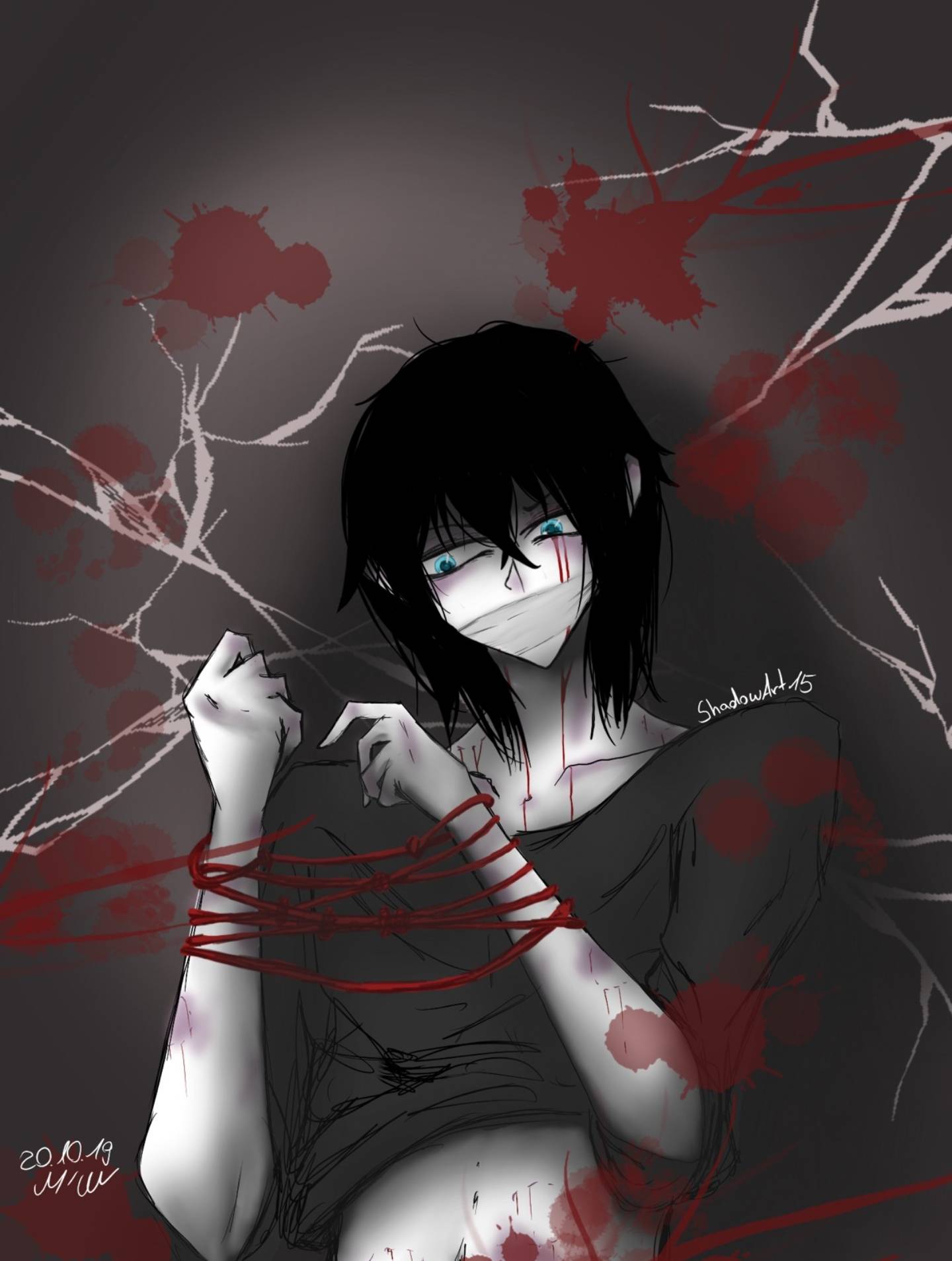 Jeff The Killer - Creepypasta - Fanart by SecondaryColorentimy on DeviantArt