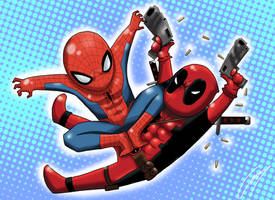 Spiderman vs Deadpool