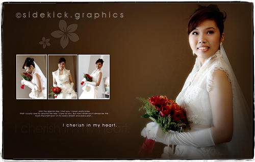 wedding album layout