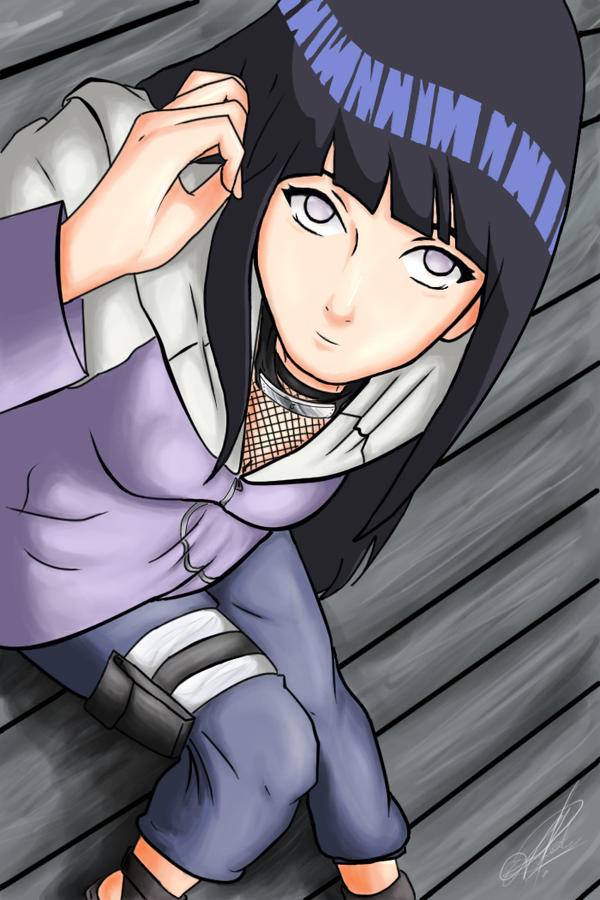 Hinata Colored by Anna-Paula on DeviantArt.