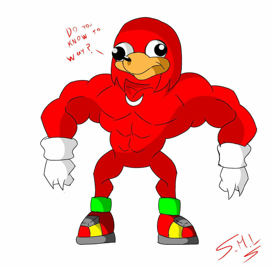 Super Uganda Knuckles My Version By STRAYKER24 On DeviantArt