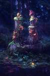 Mushroom Kingdom by mary-petroff