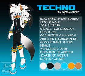 Techno The Cat - Reference Sheet