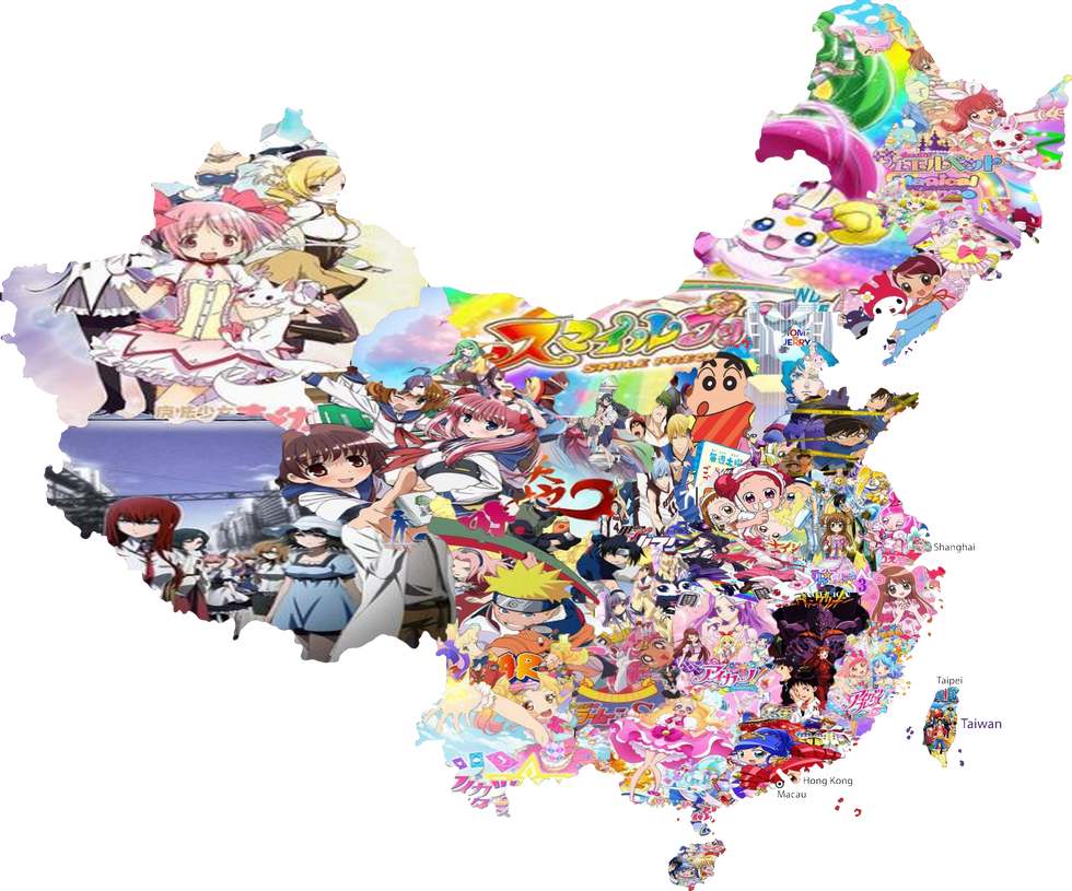 Deviantart China Map China Map in Crossover by HannaWTom05 on DeviantArt