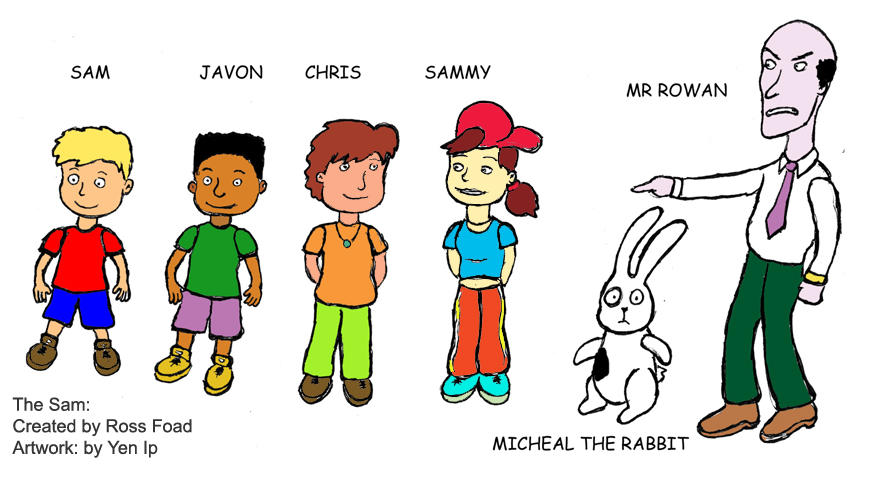 SAM Characters Study by RossK on DeviantArt