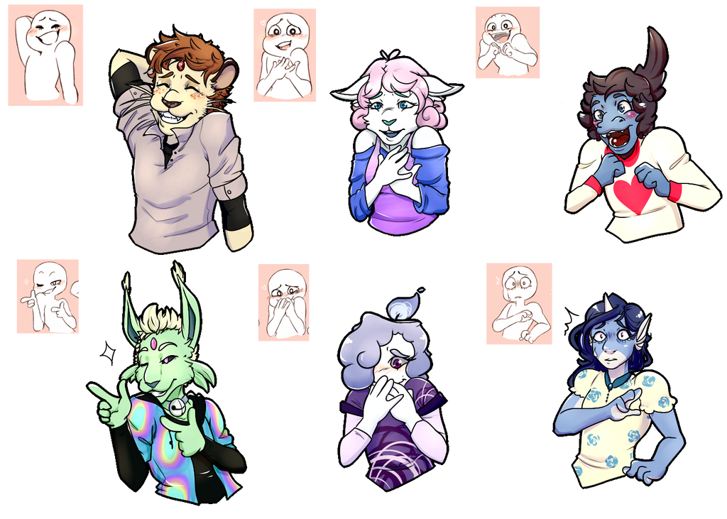 Expression Set 001 by Sir-Pudge