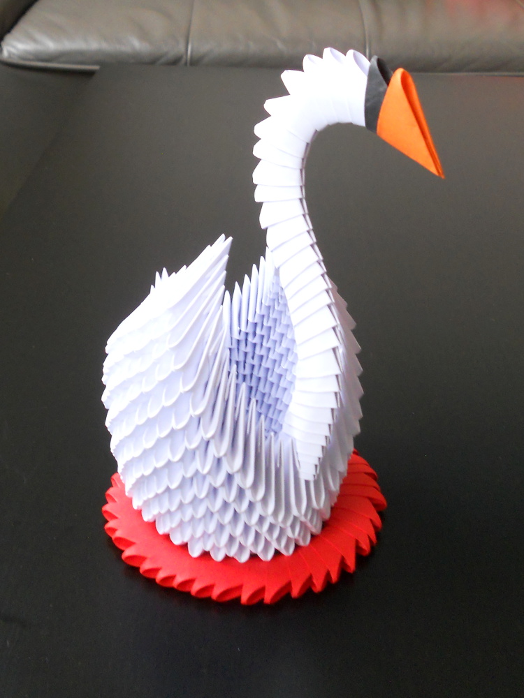 3D Origami Swan