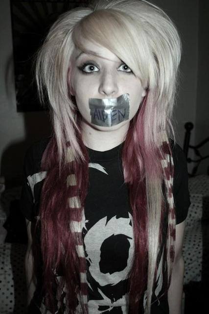 They taped over your mouth.