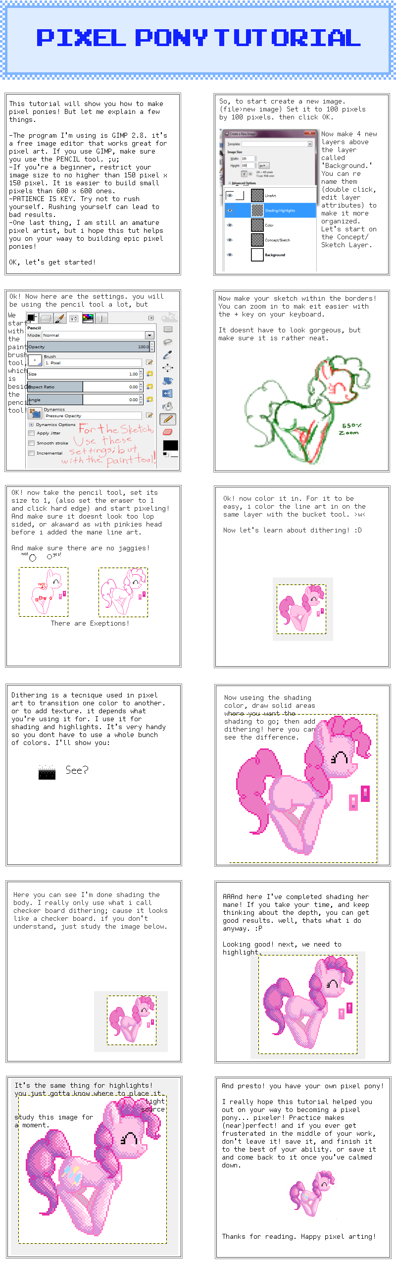 Pixel Ponies Tutorial