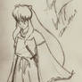 inuyasha posing