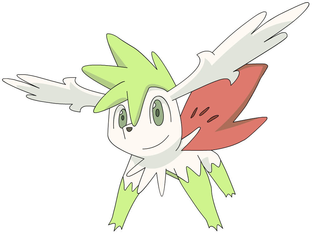 Shaymin (Sky Form) by Pikachowcat on DeviantArt