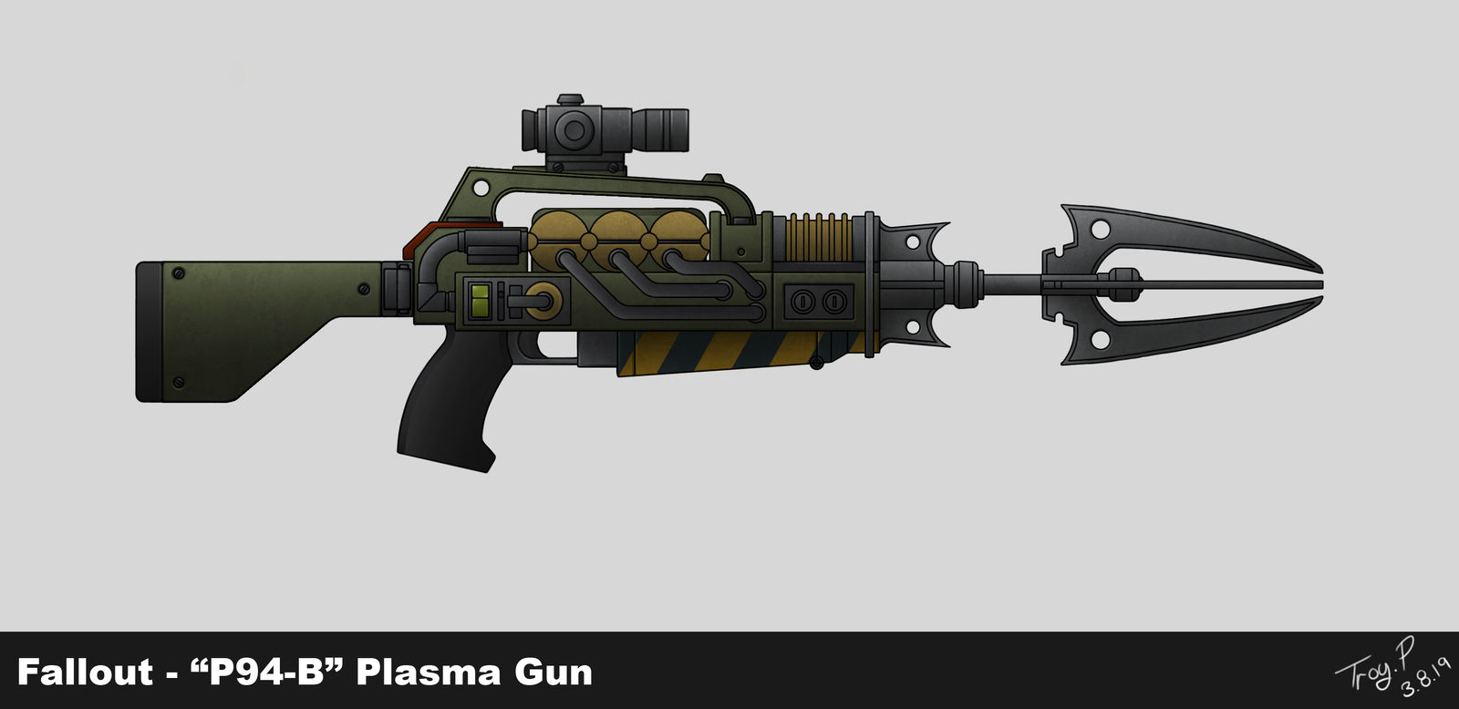 MODDING Fallout P94B Plasma Gun by SimsDoc on DeviantArt