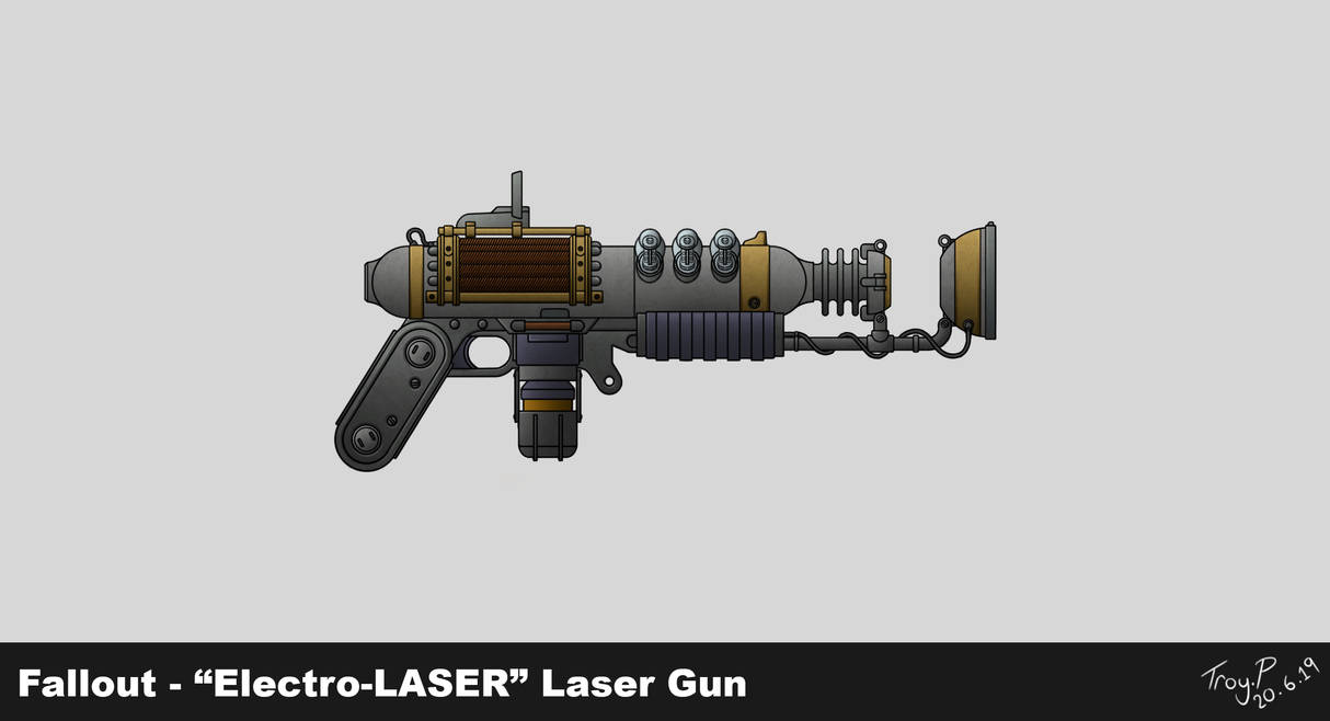 MODDING Fallout Electro LASER Laer Gun by SimsDoc on DeviantArt