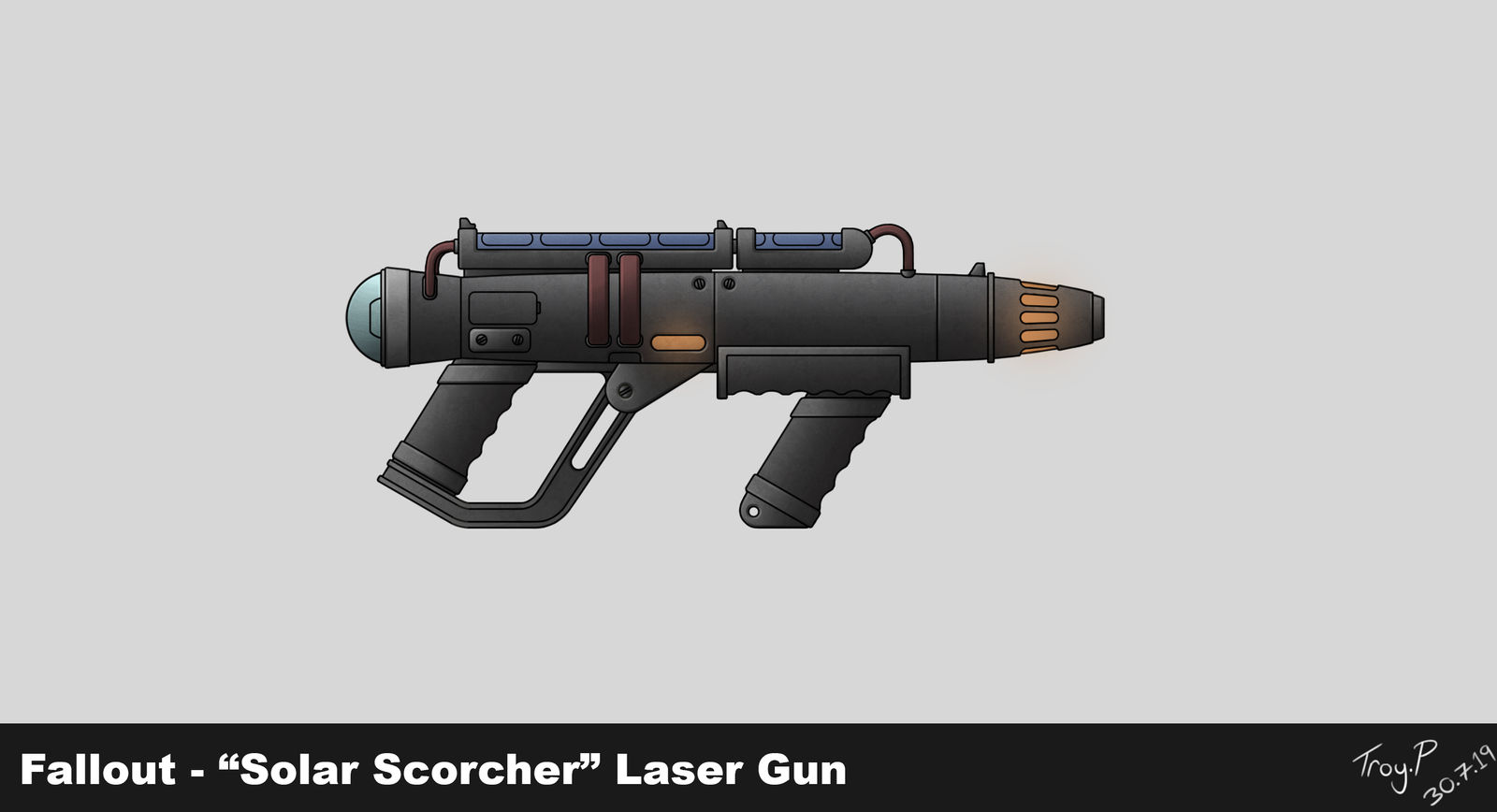 MODDING Fallout Solar Scorcher Laser Gun by SimsDoc on DeviantArt