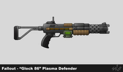 MODDING Fallout Glock 86 Plasma Defender