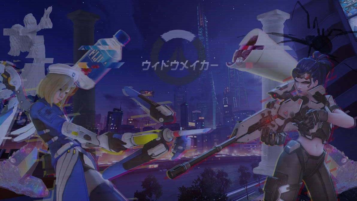 May Explode Mercymaker Widowmaker x Mercy Vaporwave by vaultboy567 on DeviantArt