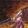 Pyramid Head and greatknife