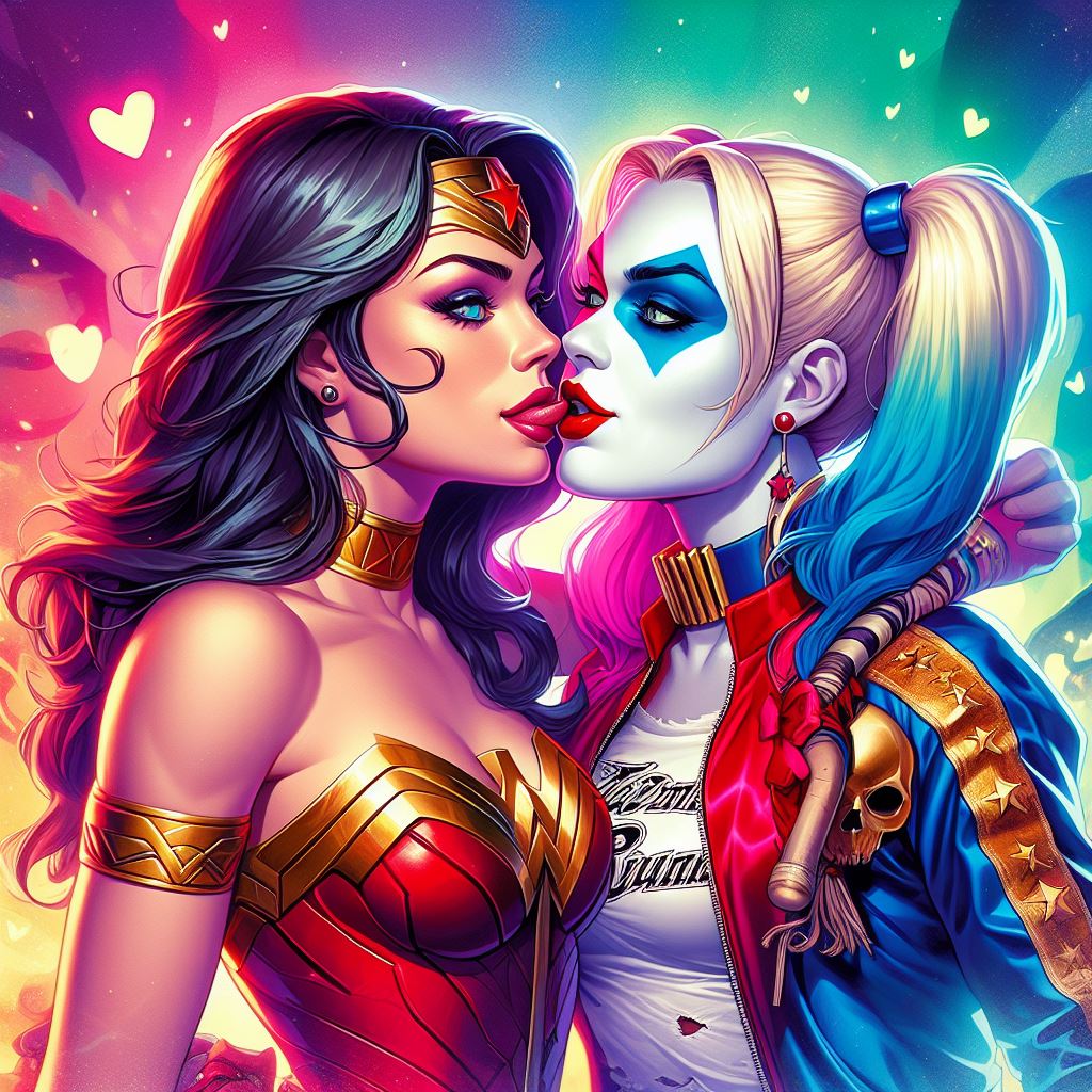 Wonder Woman And Harley Quinn By Freivolk On DeviantArt wonder-woman-and-harley-quinn-by-freivolk-on-deviantart