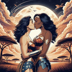 Wonder Woman and Nubia