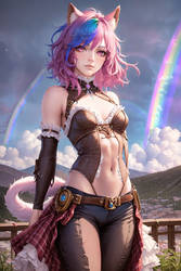 Rainbow Catgirl III: in the Valley of Rainbows