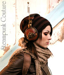 Steampunk headphones