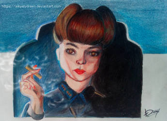 Color pencils Rachael - Blade Runner