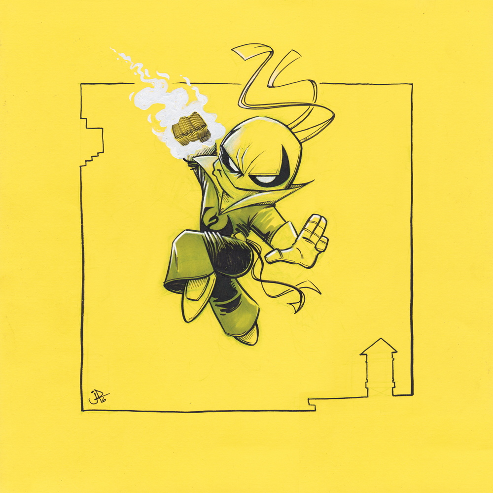 Chibi Iron Fist by joelduggan