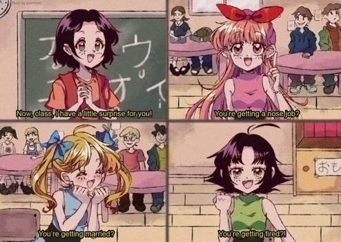 Powerpuff girls 90's anime