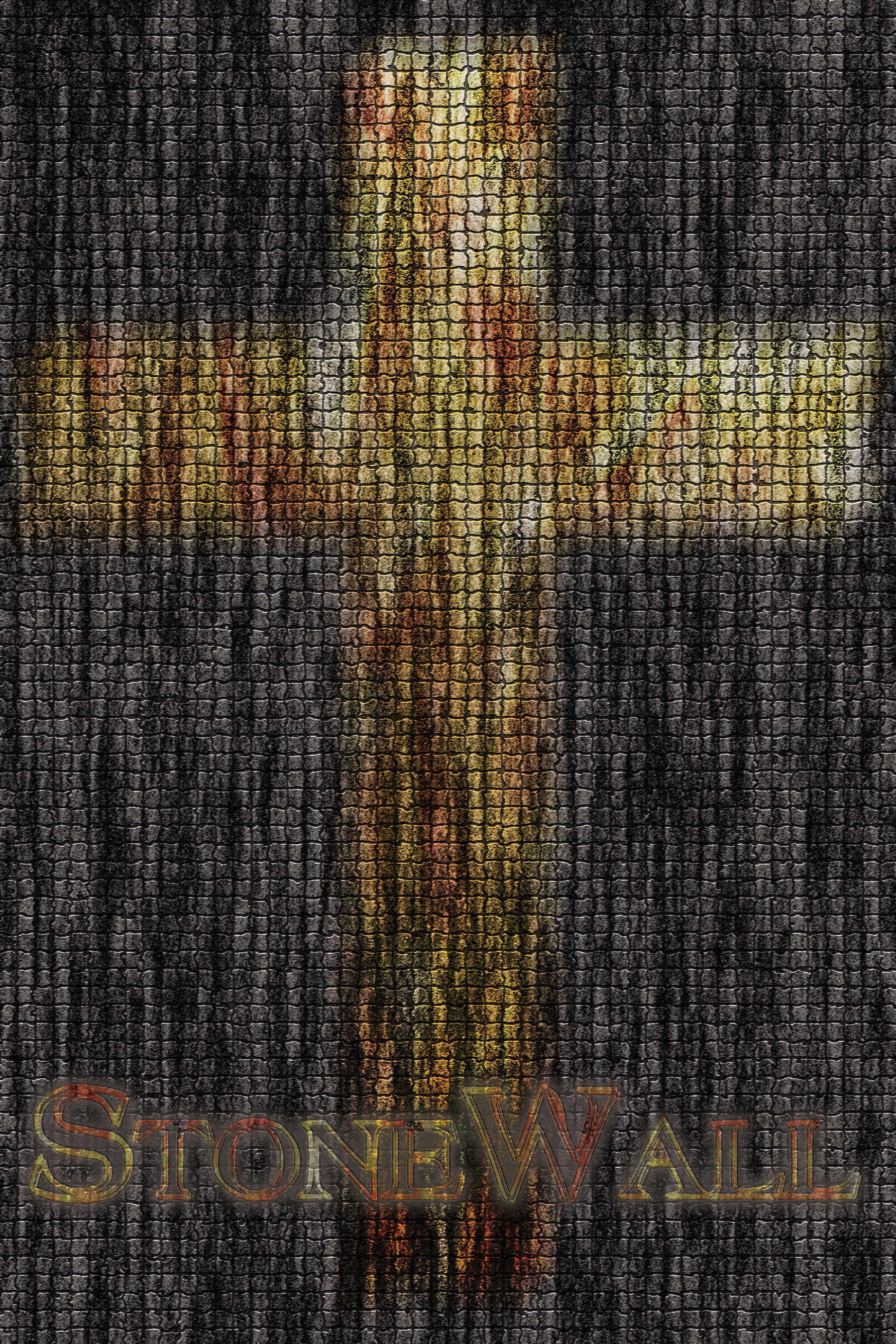 Stone Wall Cross by Traddok on DeviantArt