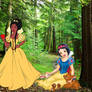 Pocahontas as Snow White