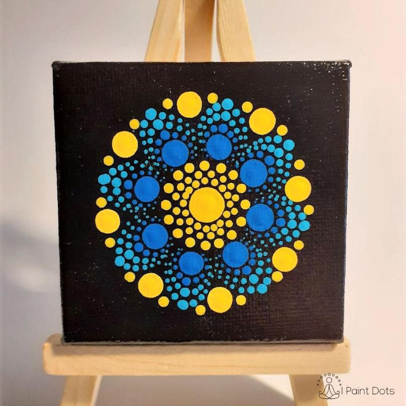 Mandala dot painting #3 by Ipaintdots on DeviantArt