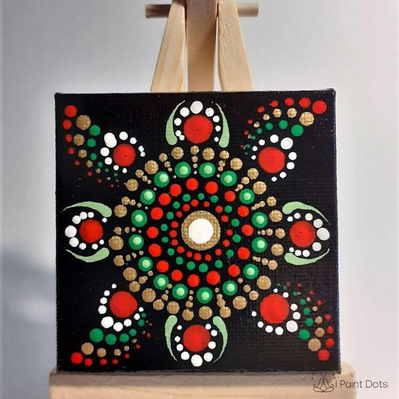 Mandala dot painting #4 by Ipaintdots on DeviantArt