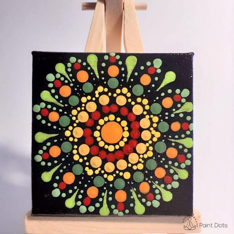 Mandala dot painting #5 by Ipaintdots on DeviantArt
