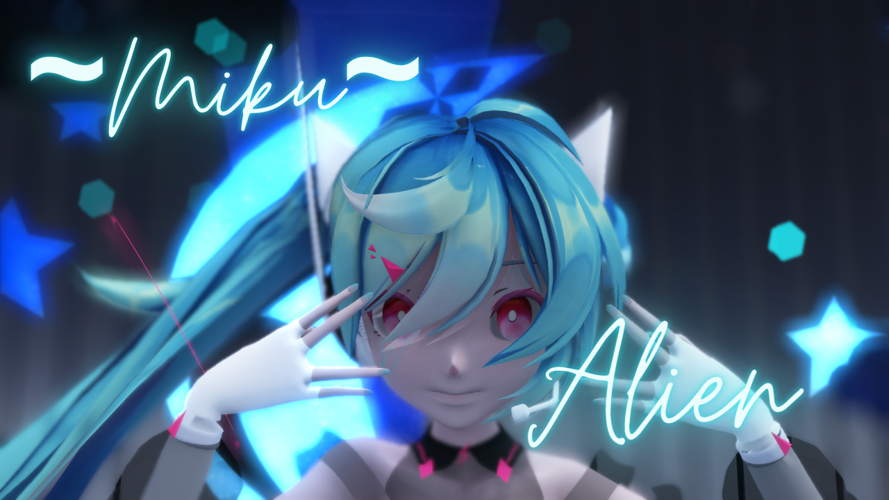 {MMD} ~Miku~ Alien by MaterialGwurl on DeviantArt