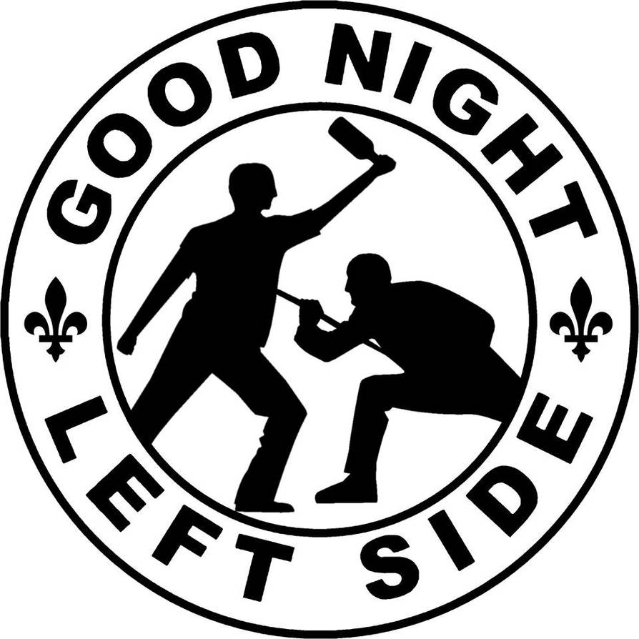 Good left good right. Good Night left Side наклейка. Гуд Найт Вайт Прайд. White Pride left Side. Good Night left Pride.