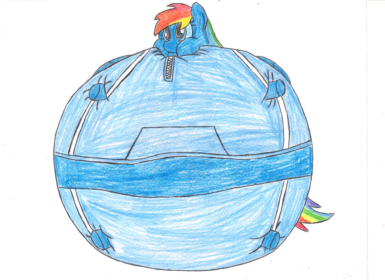 Rainbow Dash as Violet Beauregarde (2005)