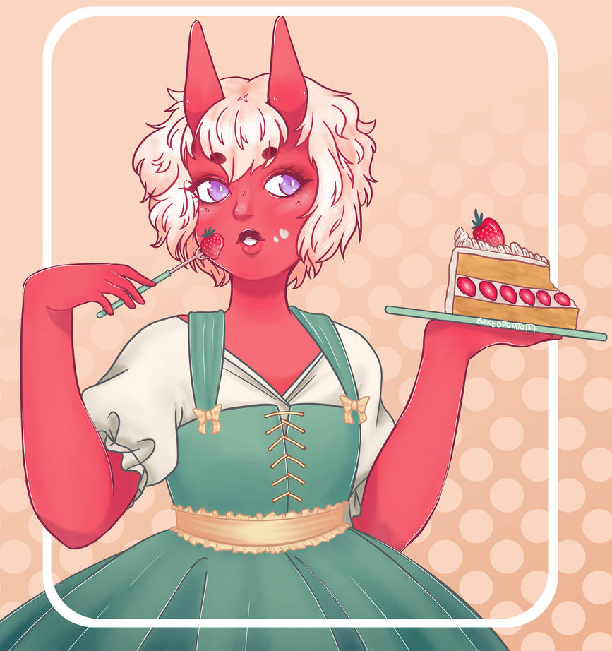 Dtiys Demoncake by BakedPotatoPrincess on DeviantArt