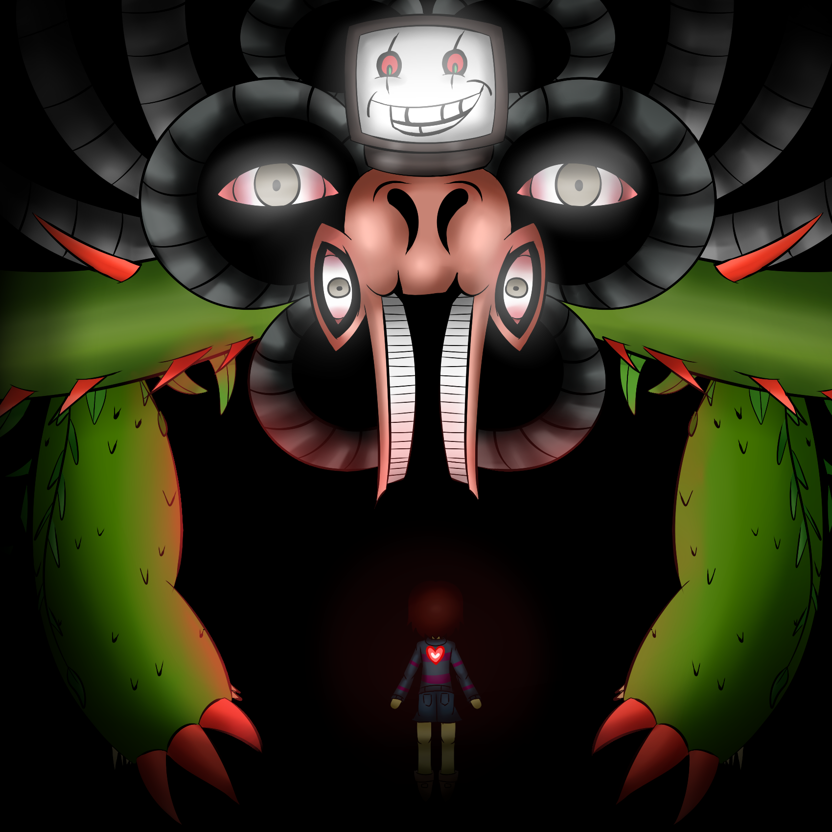 Omega Flowey Battle by MsCreepyPlagueDoctor on DeviantArt