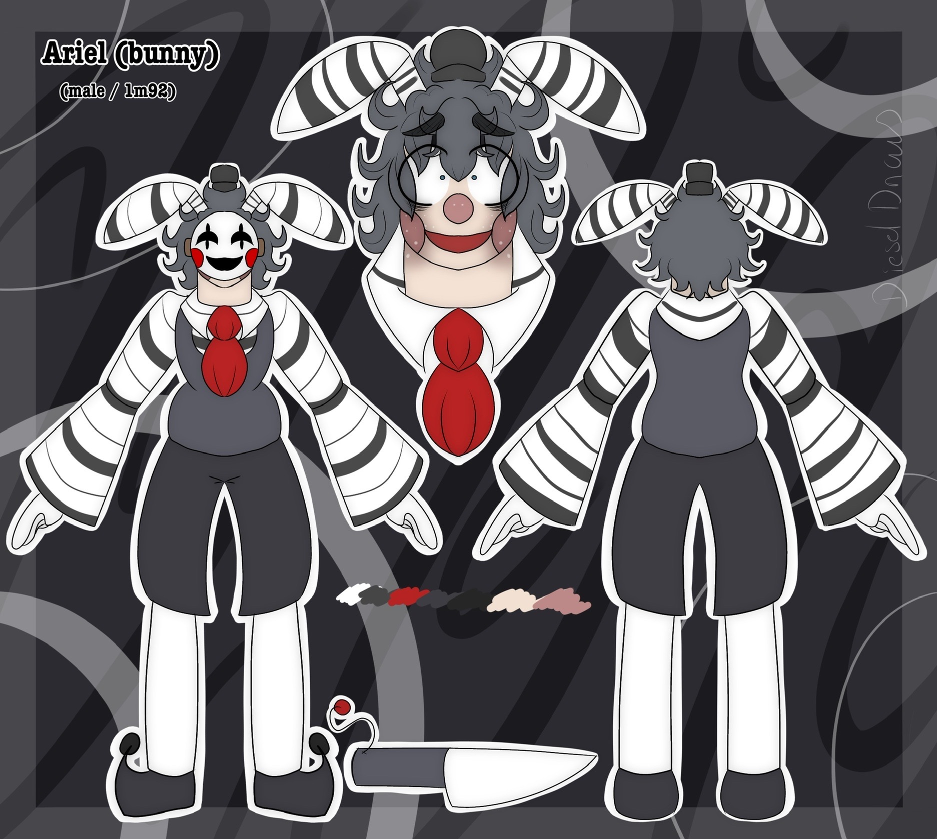 Patchwork Rabbit Oc Ariel the bunny (OC) by Spythedragon on DeviantArt