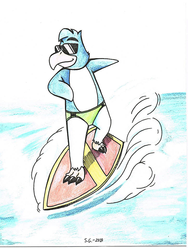 Buddy on the waves by sprucehammer on DeviantArt