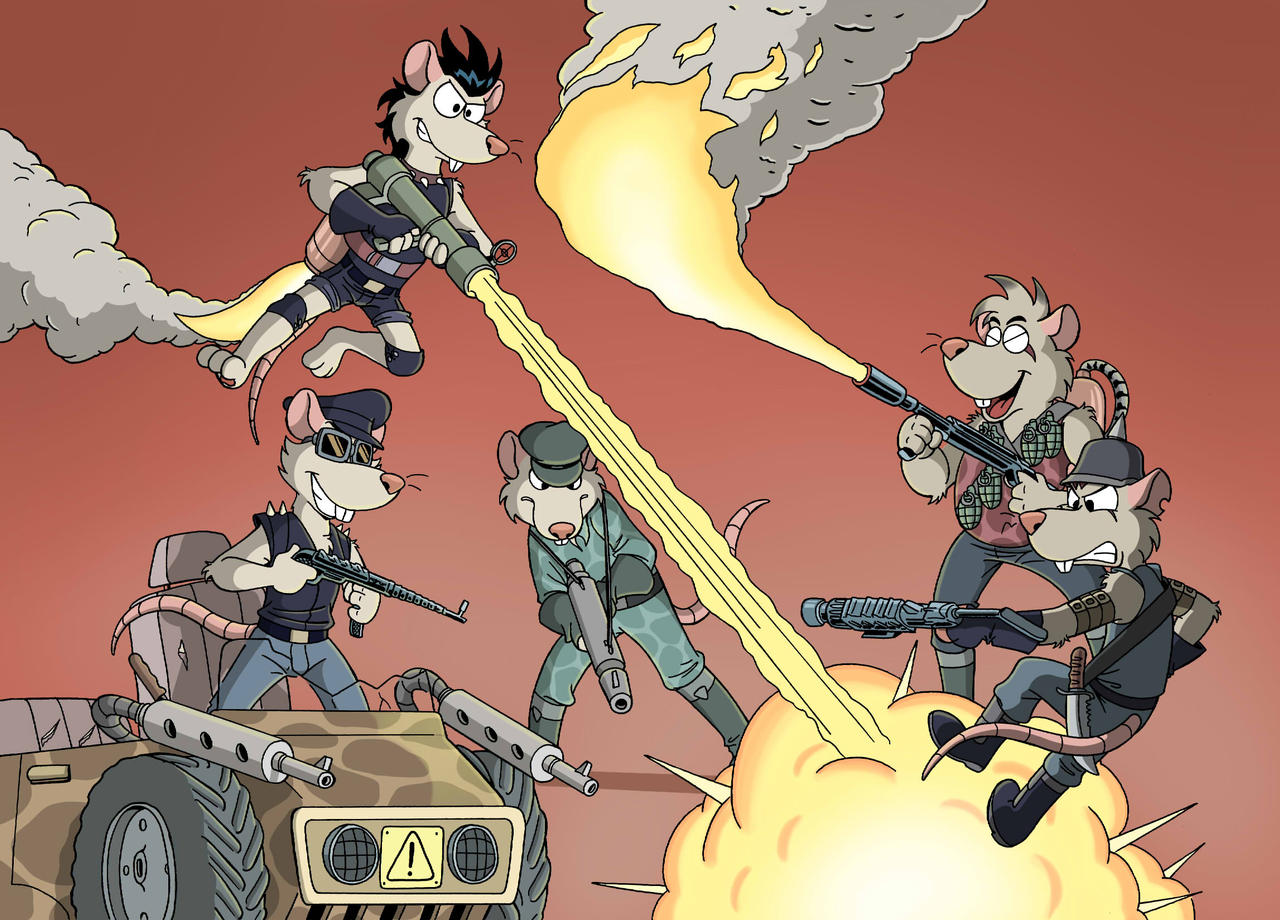Rascal rats by sprucehammer on DeviantArt
