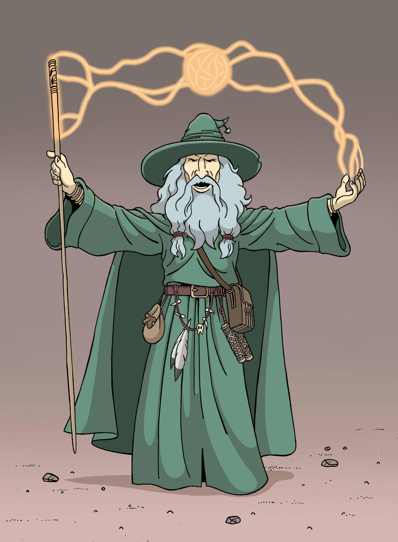 Greendward Wizard Wizard in green by sprucehammer on DeviantArt