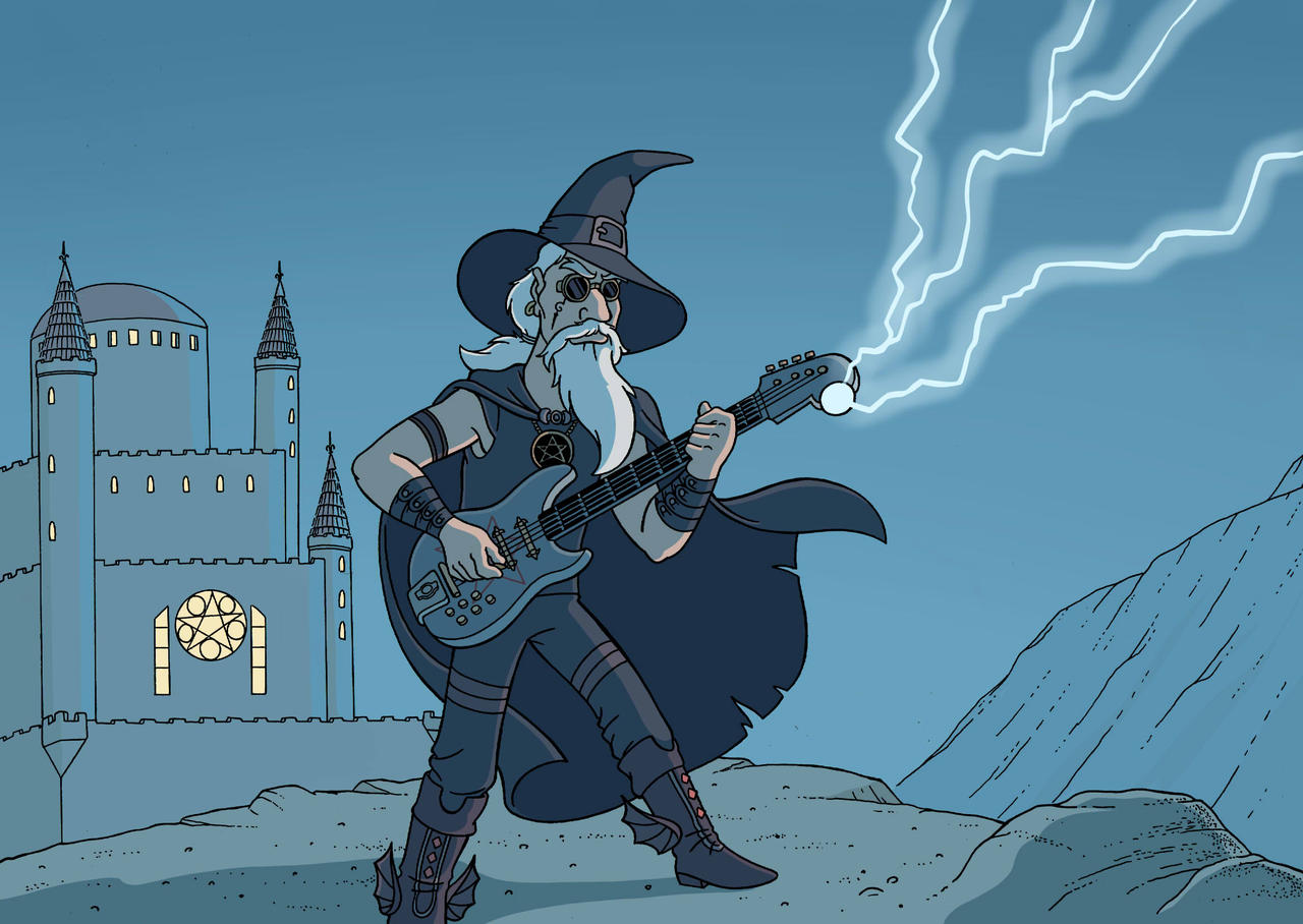 Wizzard Rolock Chip Wizard rock by sprucehammer on DeviantArt