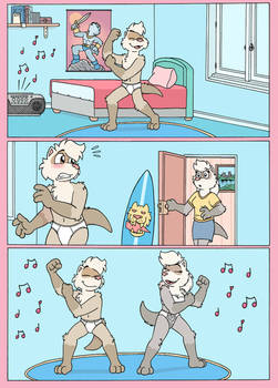 Dancing ferret