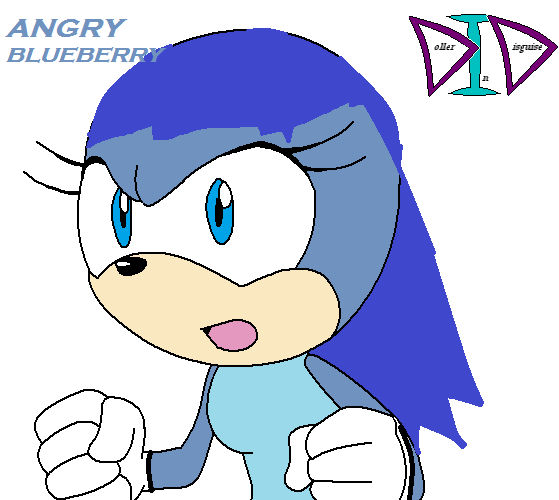 Angry Blueberry by MadeUpMiftish on DeviantArt