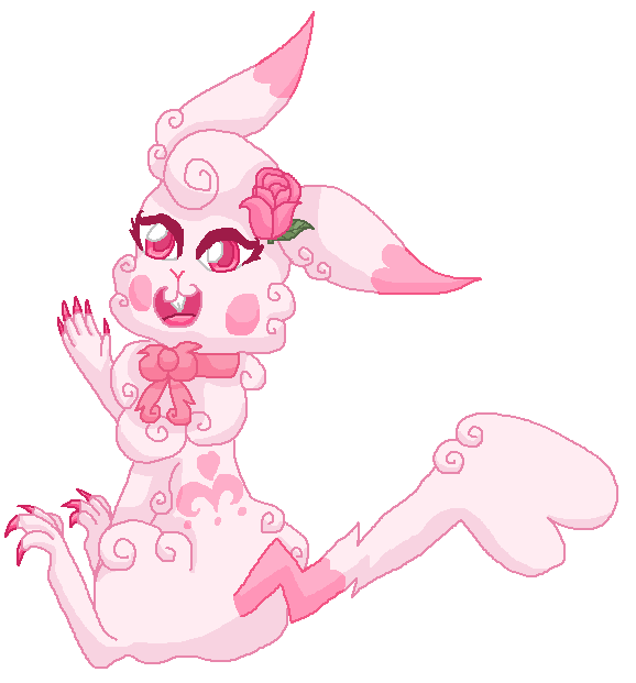 Rosa sitting